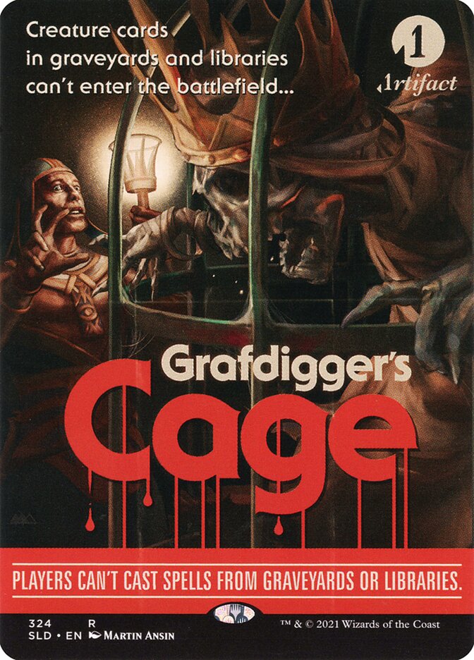 Grafdigger's Cage (324) - [Borderless] Secret Lair Drop (SLD)