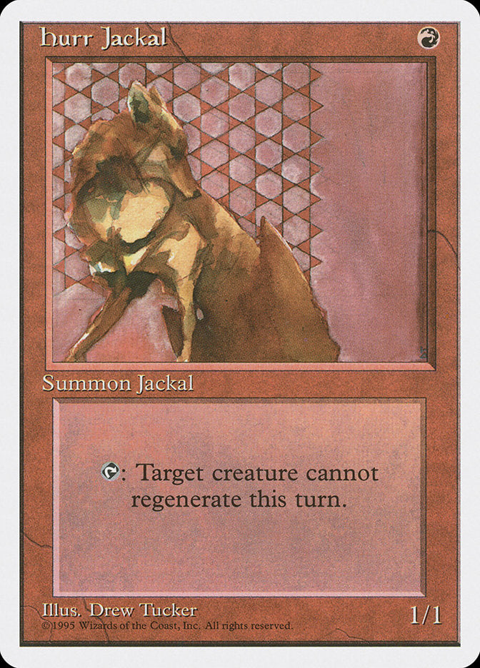 Hurr Jackal - Fourth Edition (4ED)