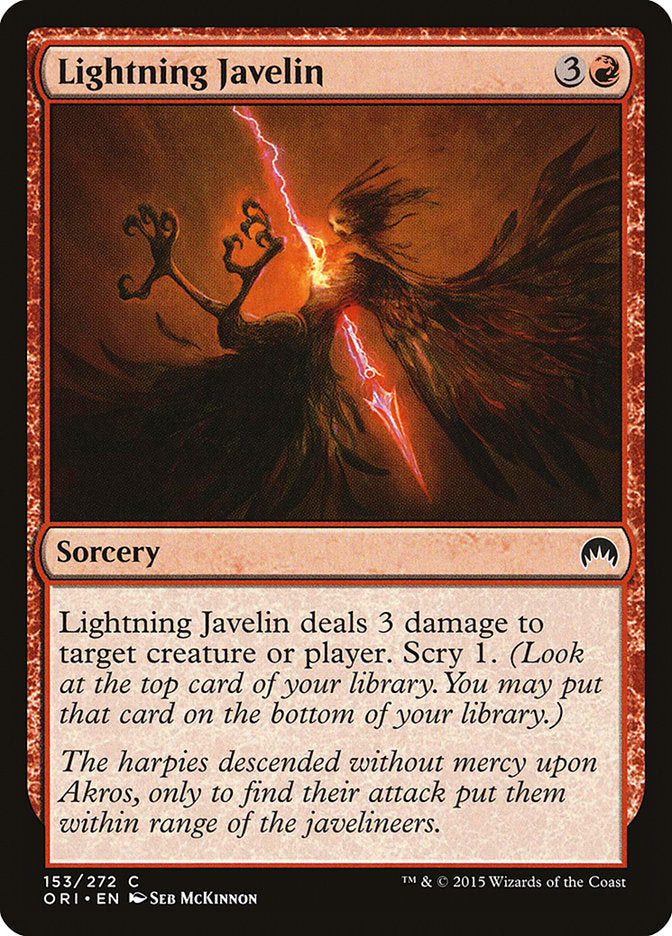 Lightning Javelin - [Foil] Magic Origins (ORI)