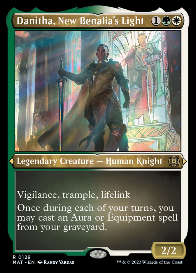 Danitha, New Benalia's Light - [Etched Foil] March of the Machine: The Aftermath (MAT)