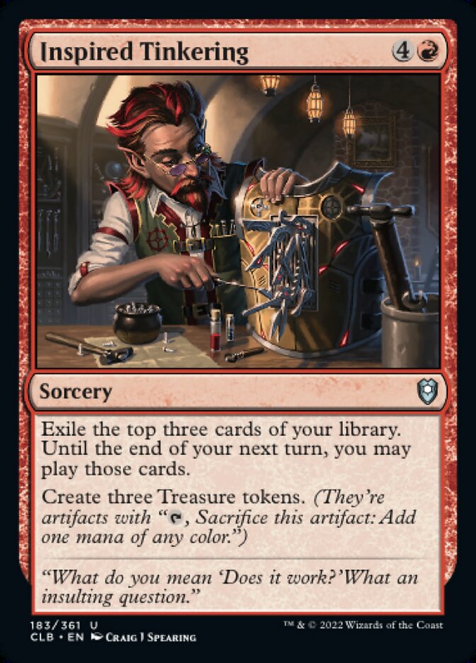 Inspired Tinkering - [Foil] Commander Legends: Battle for Baldur's Gate (CLB)