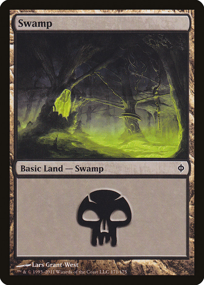 Swamp (171) - [Foil] New Phyrexia (NPH)
