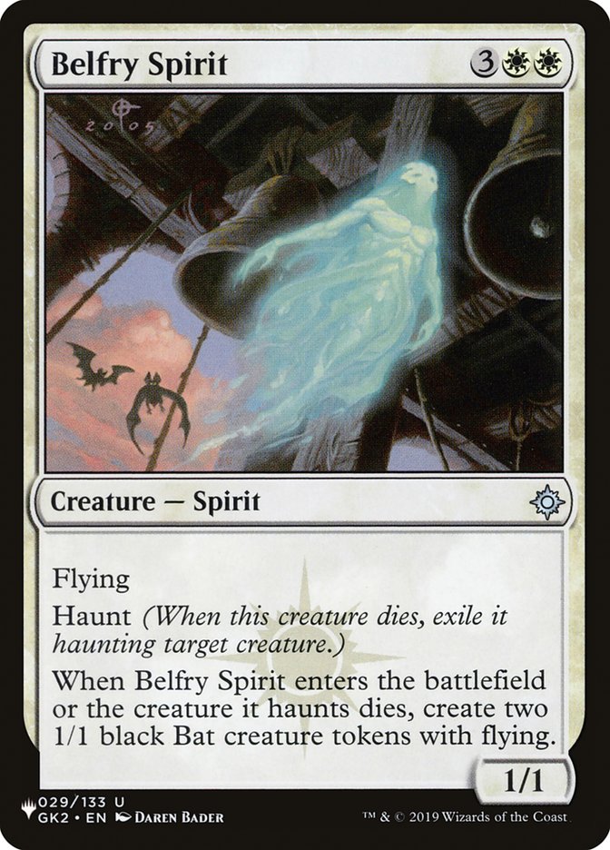 Belfry Spirit - The List (PLIST)