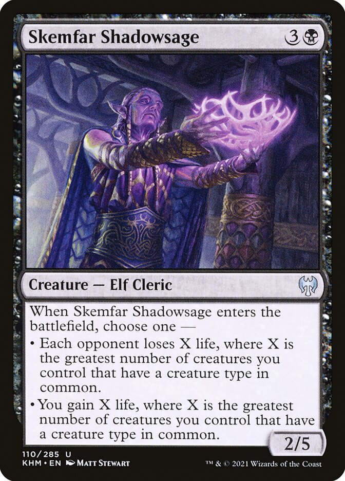 Skemfar Shadowsage - [Foil] Kaldheim (KHM)