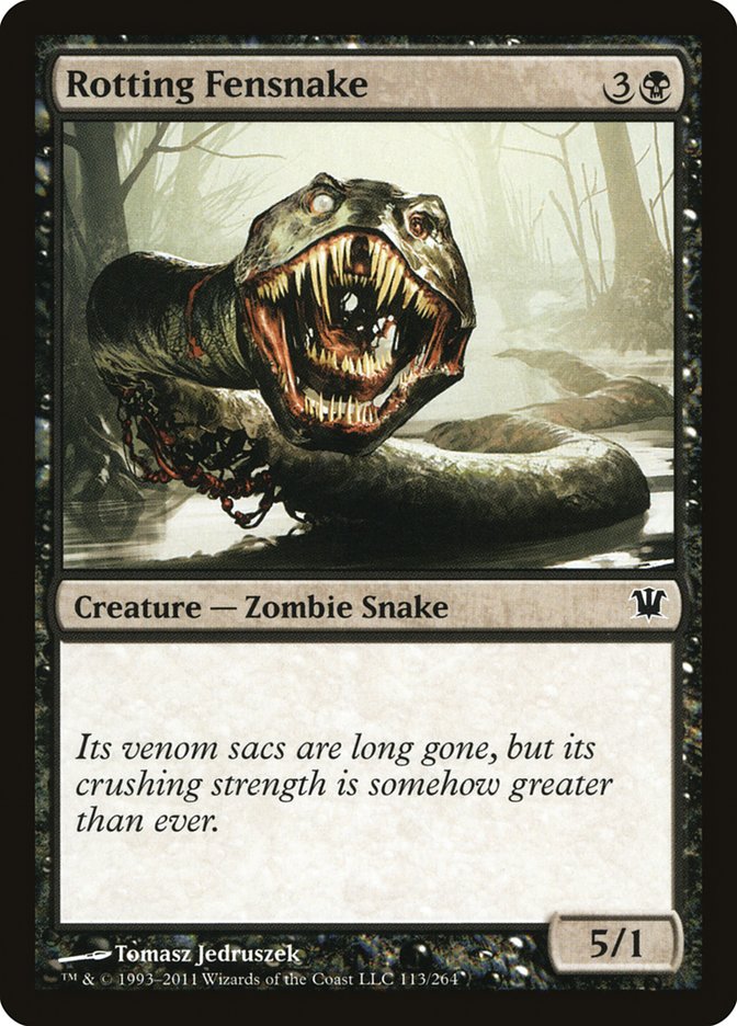Rotting Fensnake - [Foil] Innistrad (ISD)
