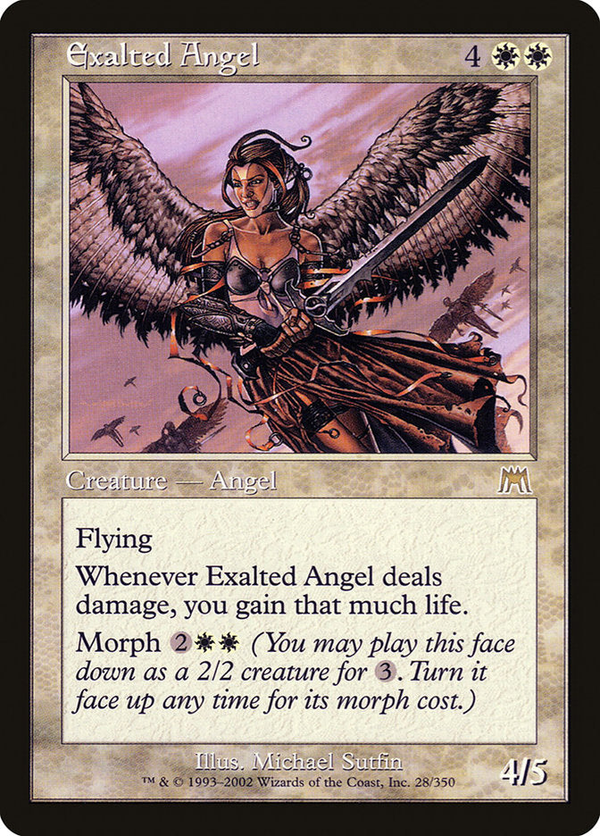 Exalted Angel - [Foil, Retro Frame] Onslaught (ONS)
