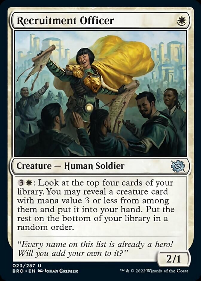 Recruitment Officer - [Foil] The Brothers' War (BRO)