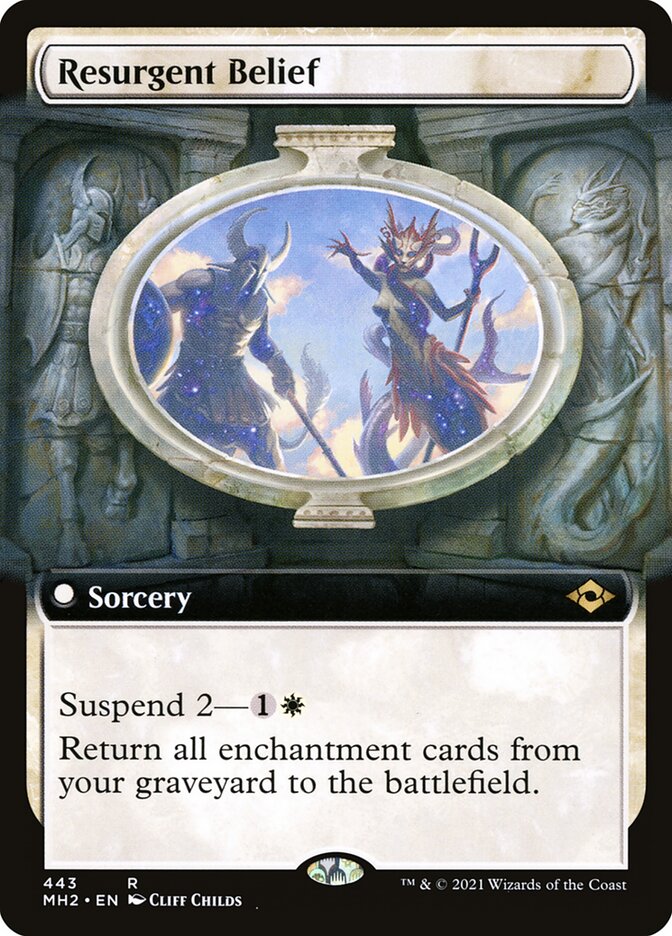 Resurgent Belief - [Foil, Extended Art] Modern Horizons 2 (MH2)
