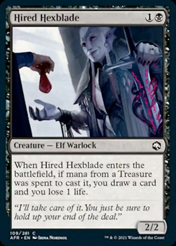 Hired Hexblade - Adventures in the Forgotten Realms (AFR)