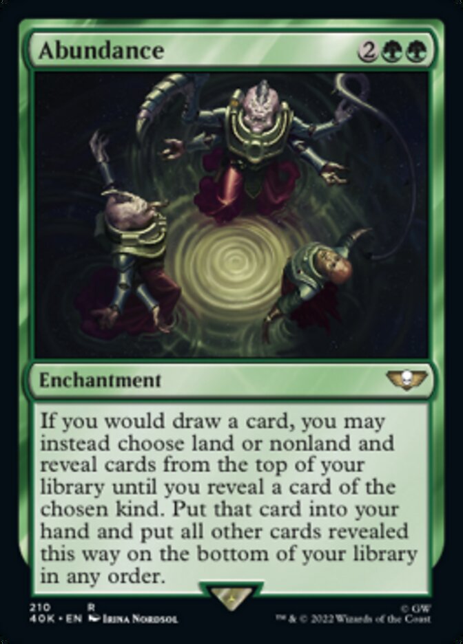Abundance - [Surge Foil] Warhammer 40,000 Commander (40K)
