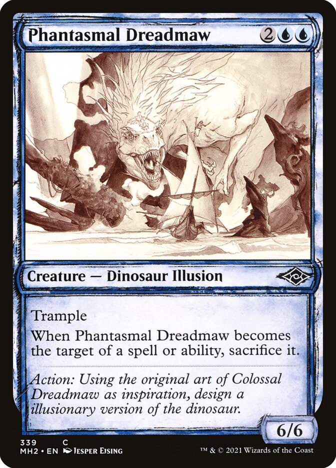 Phantasmal Dreadmaw - [Foil, Showcase] Modern Horizons 2 (MH2)