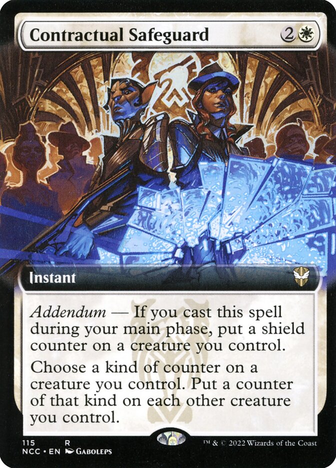 Contractual Safeguard - [Foil, Extended Art] New Capenna Commander (NCC)