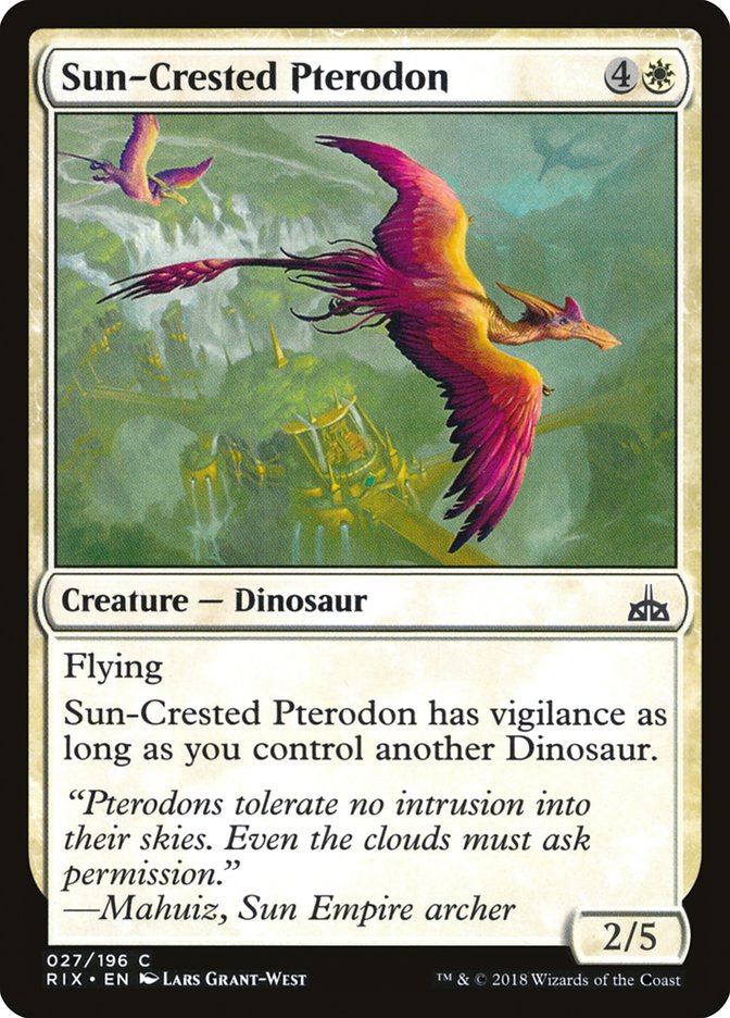Sun-Crested Pterodon - Rivals of Ixalan (RIX)