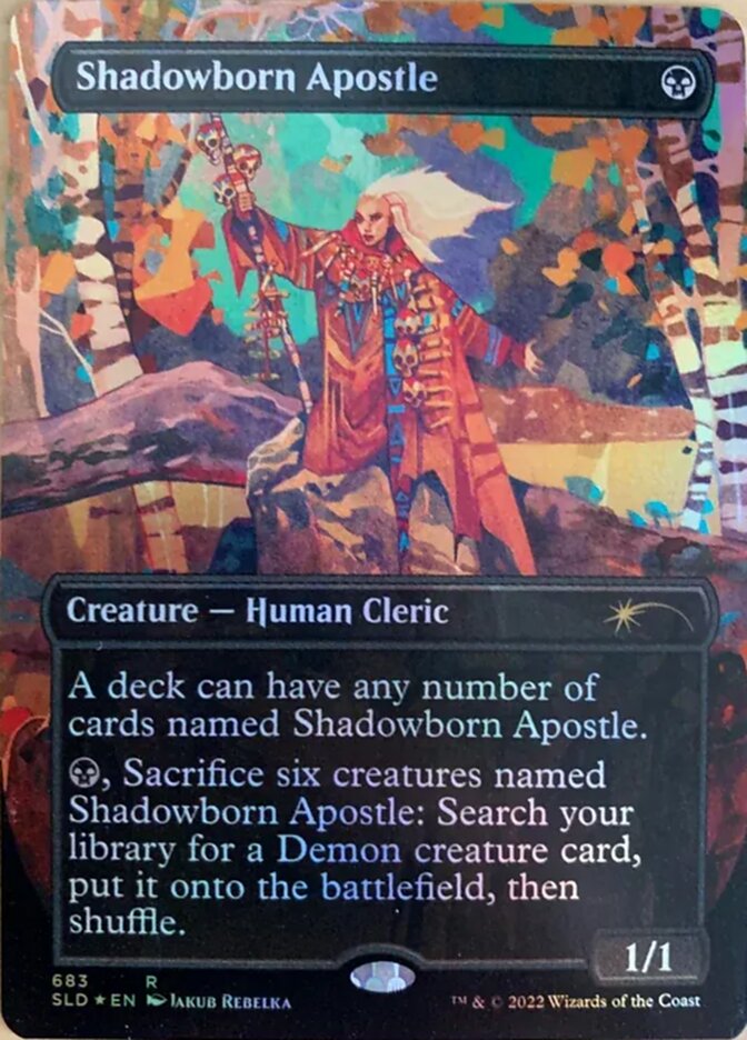 Shadowborn Apostle (683) - [Foil, Borderless] Secret Lair Drop (SLD)