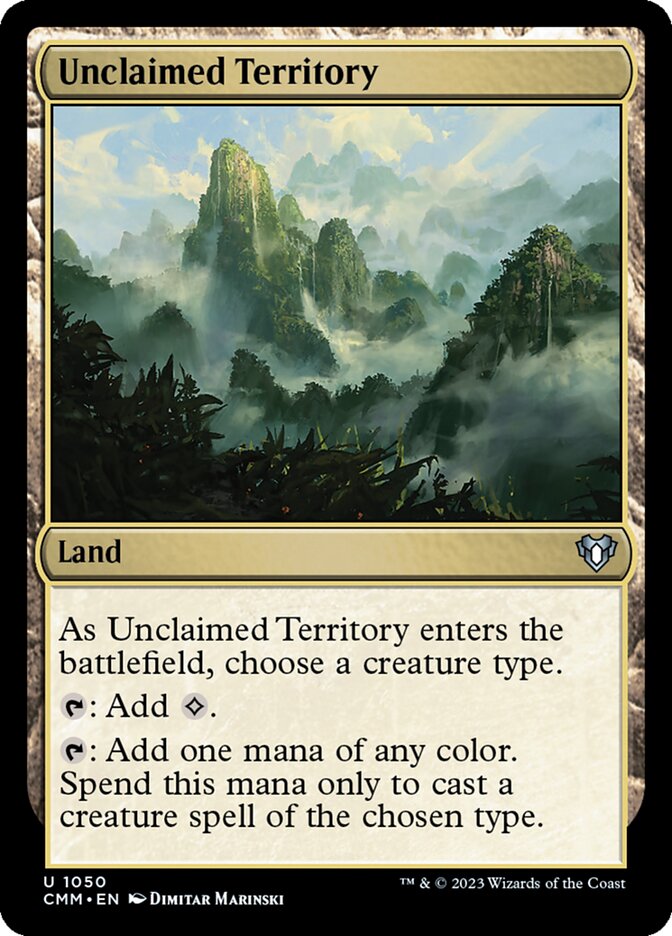Unclaimed Territory - [Foil] Commander Masters (CMM)