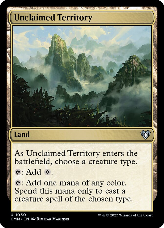 Unclaimed Territory - Commander Masters (CMM)