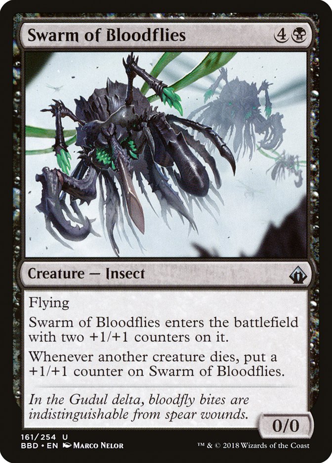 Swarm of Bloodflies - [Foil] Battlebond (BBD)
