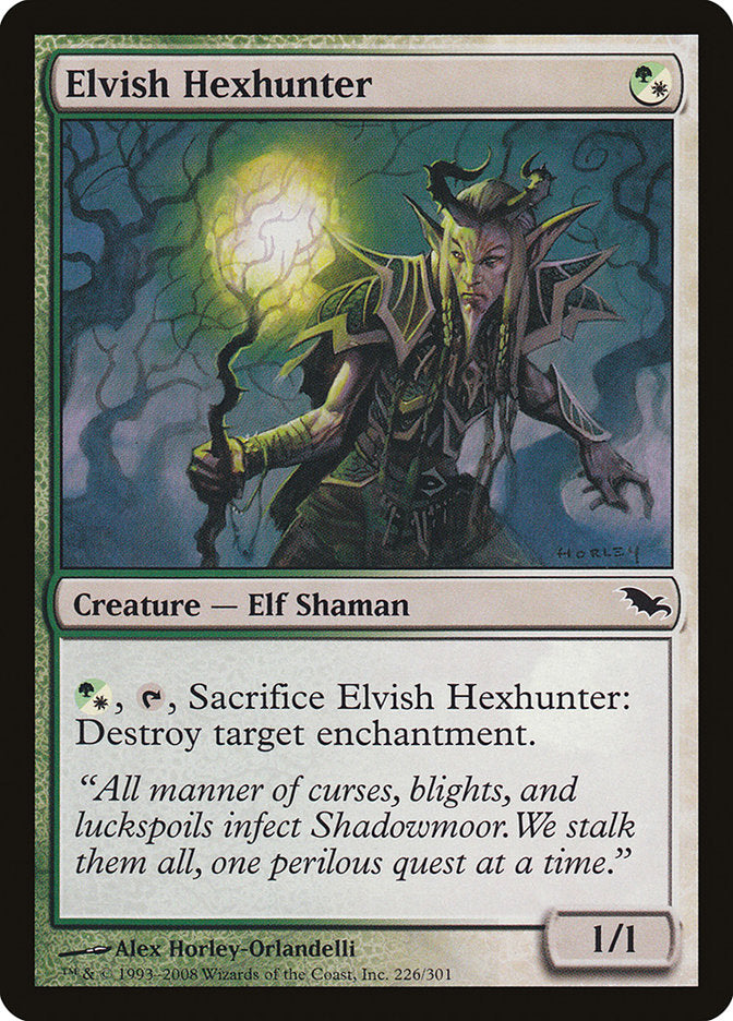 Elvish Hexhunter - [Foil] Shadowmoor (SHM)