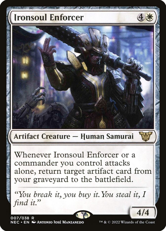 Ironsoul Enforcer - Neon Dynasty Commander (NEC)