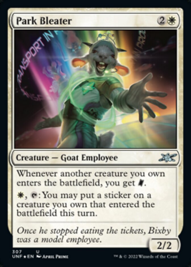Park Bleater - [Galaxy Foil] Unfinity (UNF)
