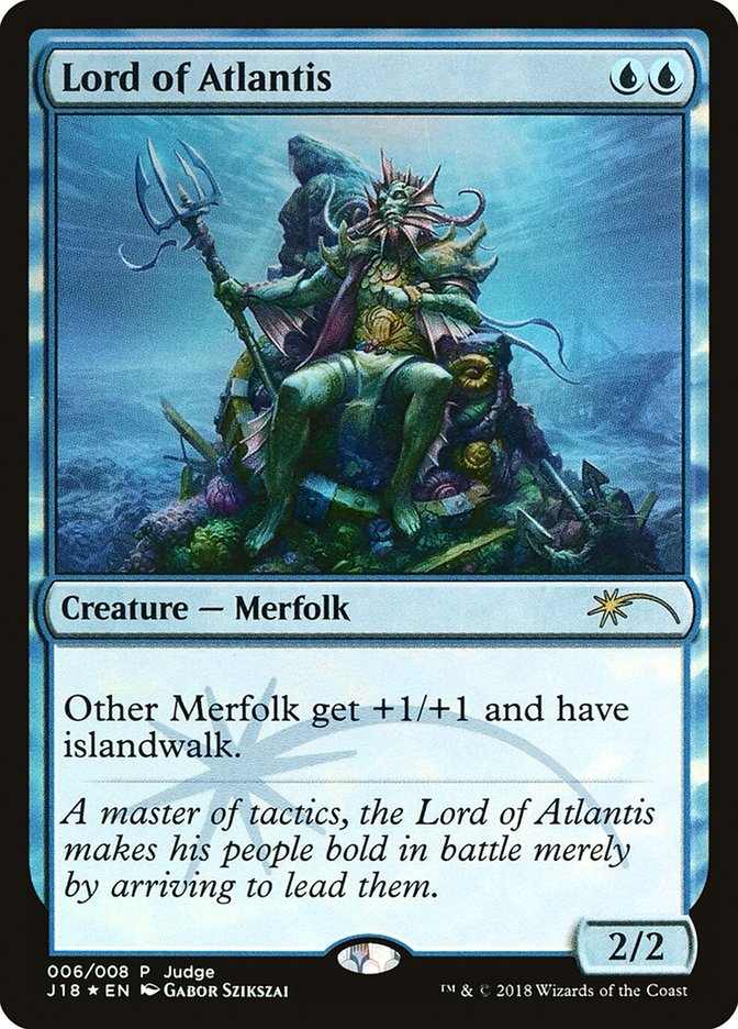 Lord of Atlantis - [Foil, Promo] Judge Gift Cards 2018 (J18)