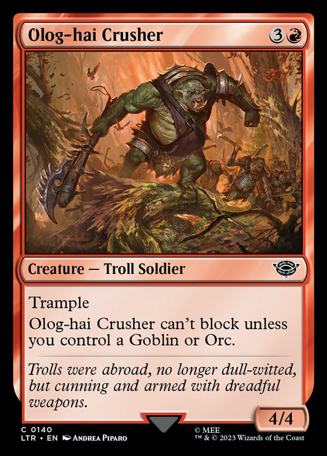 Olog-hai Crusher - [Foil] The Lord of the Rings: Tales of Middle-earth (LTR)