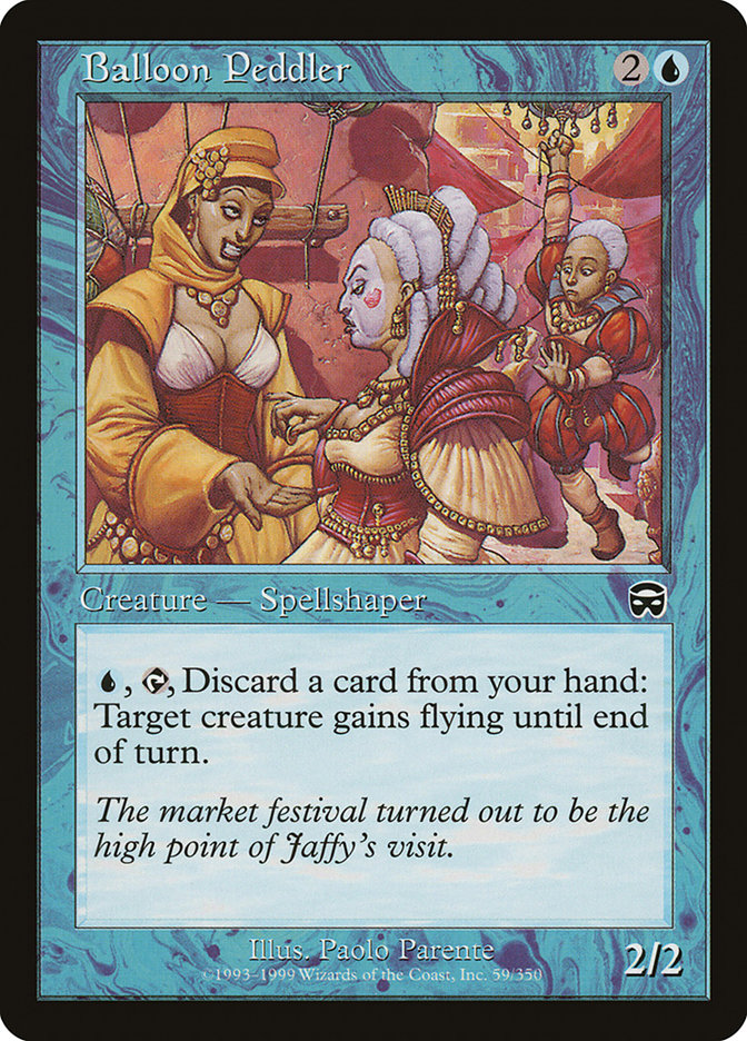 Balloon Peddler - [Foil] Mercadian Masques (MMQ)