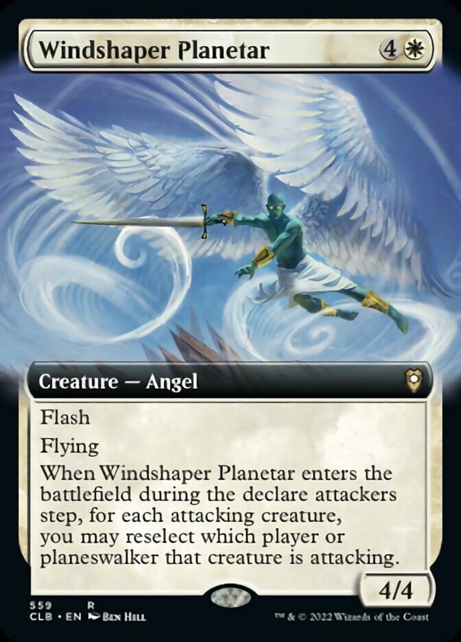 Windshaper Planetar - [Extended Art] Commander Legends: Battle for Baldur's Gate (CLB)