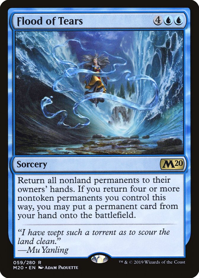 Flood of Tears - [Foil] Core Set 2020 (M20)
