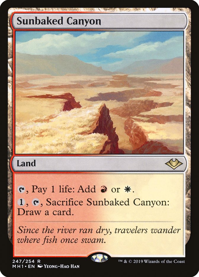 Sunbaked Canyon - [Foil] Modern Horizons (MH1)