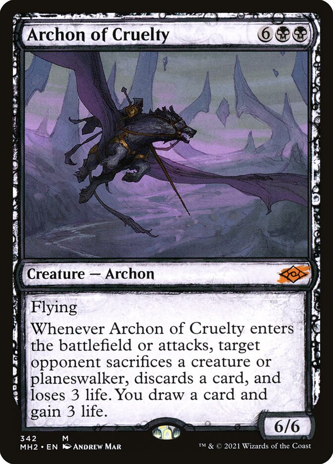 Archon of Cruelty - [Foil, Showcase] Modern Horizons 2 (MH2)