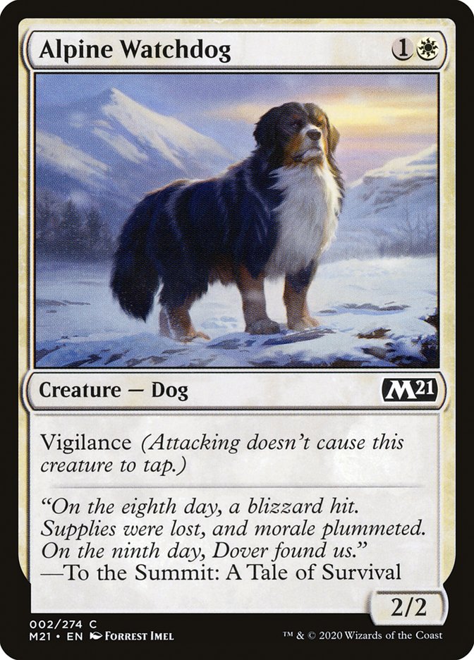 Alpine Watchdog - [Foil] Core Set 2021 (M21)