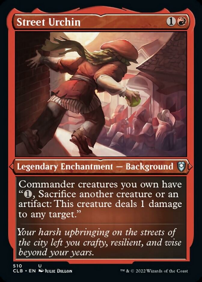 Street Urchin - [Etched Foil] Commander Legends: Battle for Baldur's Gate (CLB)