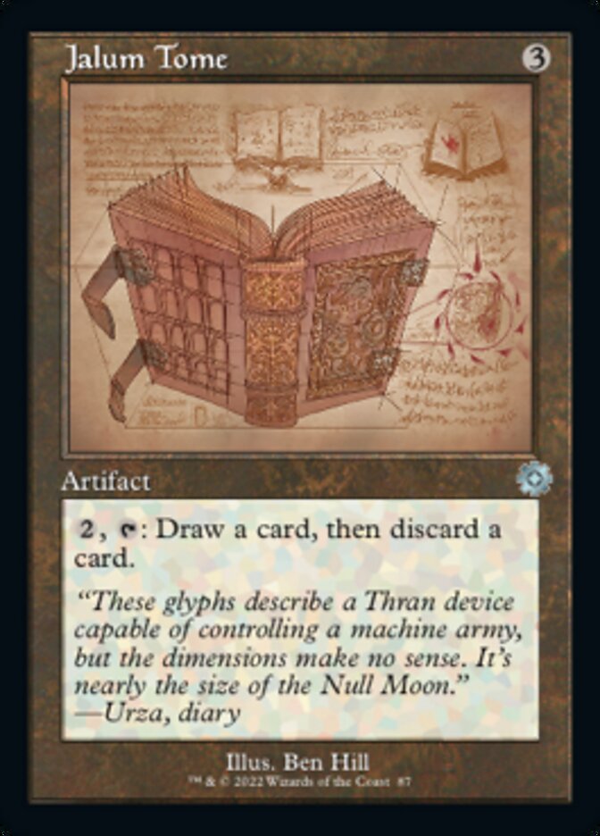 Jalum Tome - [Foil, Schematic] The Brothers' War Retro Artifacts (BRR)