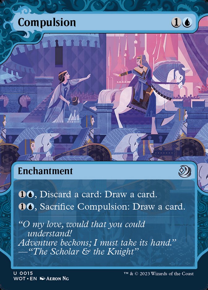 Compulsion - [Foil, Showcase] Wilds of Eldraine: Enchanting Tales (WOT)