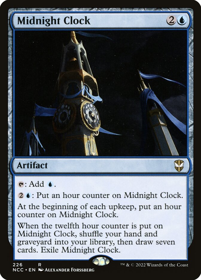 Midnight Clock - [Foil] New Capenna Commander (NCC)