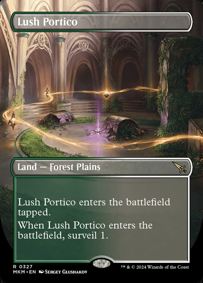 Lush Portico - [Foil, Borderless] Murders at Karlov Manor (MKM)