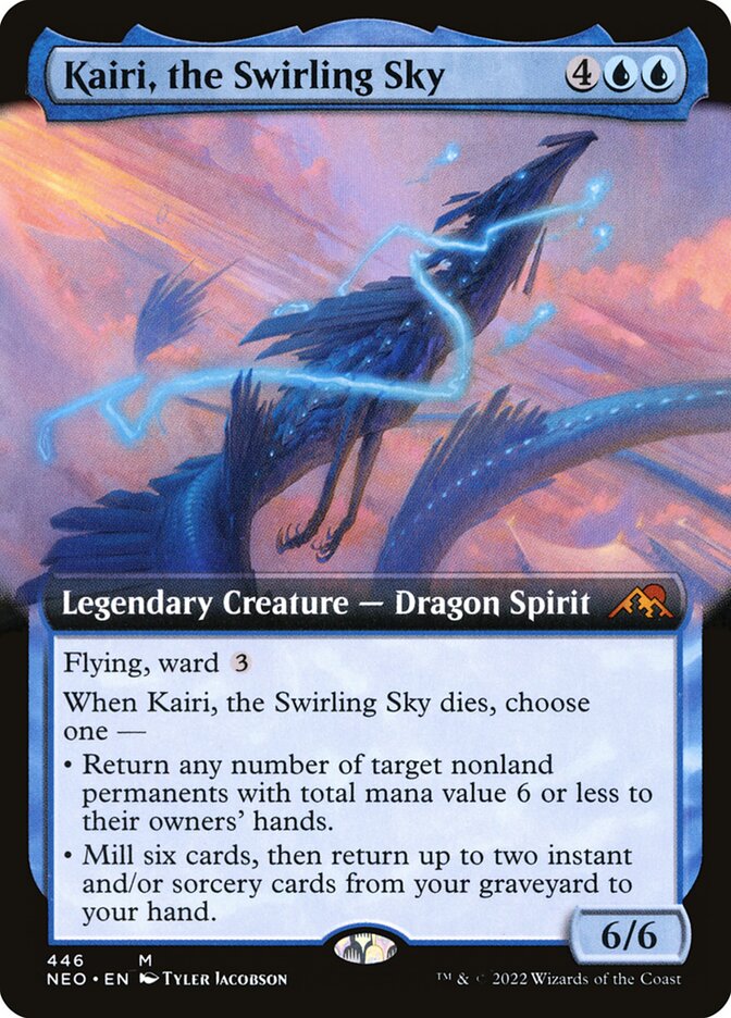 Kairi, the Swirling Sky - [Extended Art] Kamigawa: Neon Dynasty (NEO)