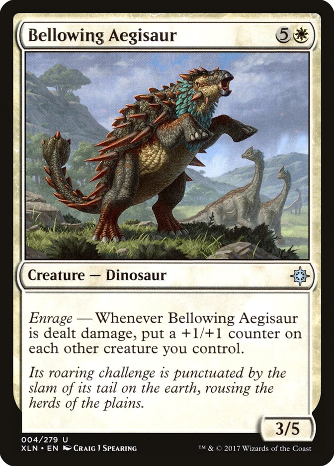 Bellowing Aegisaur - [Foil] Ixalan (XLN)