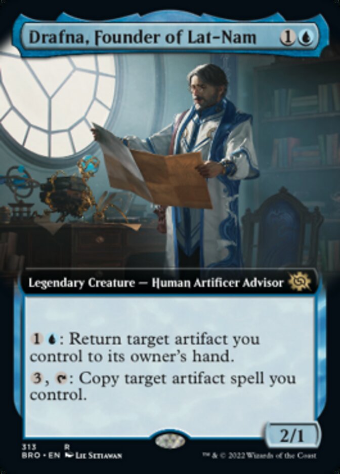 Drafna, Founder of Lat-Nam - [Foil, Extended Art] The Brothers' War (BRO)