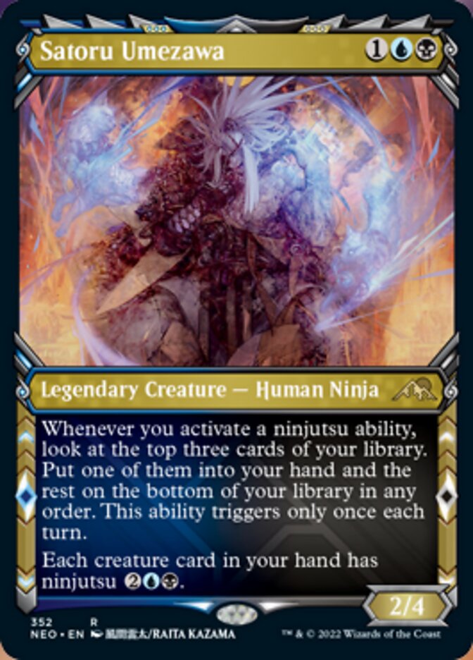 Satoru Umezawa - [Foil, Showcase] Kamigawa: Neon Dynasty (NEO)