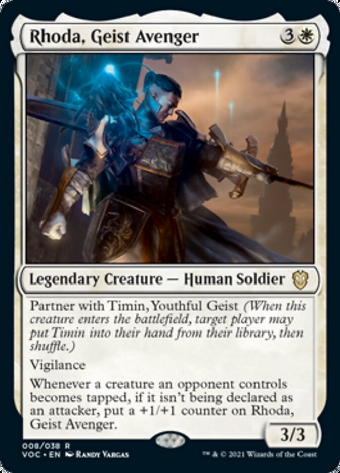 Rhoda, Geist Avenger - [Foil] Crimson Vow Commander (VOC)