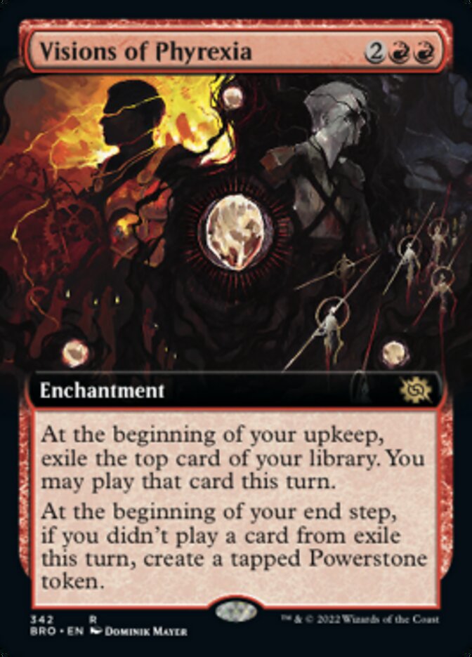 Visions of Phyrexia - [Extended Art] The Brothers' War (BRO)