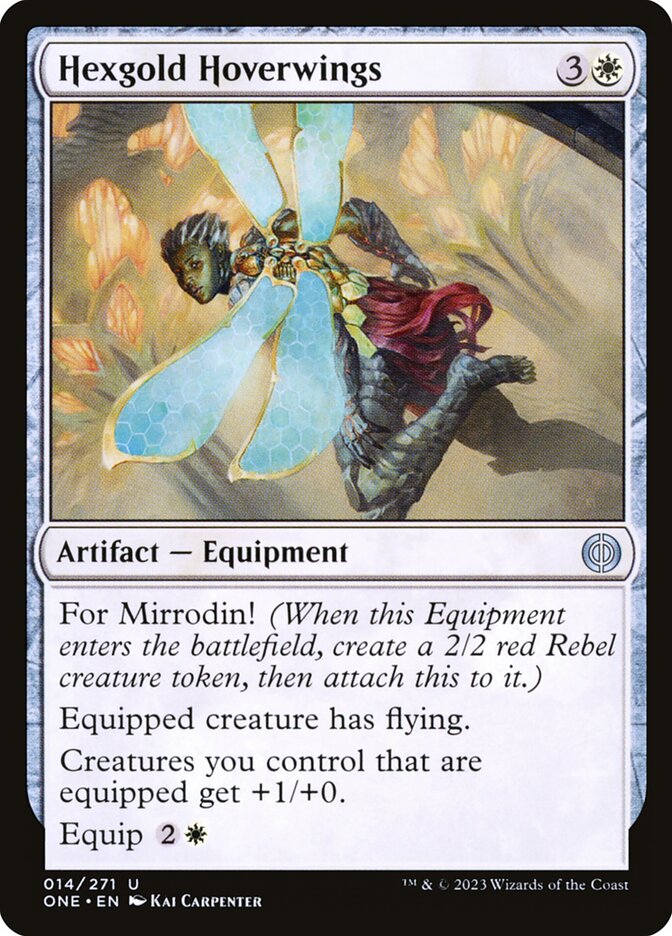 Hexgold Hoverwings - [Foil] Phyrexia: All Will Be One (ONE)