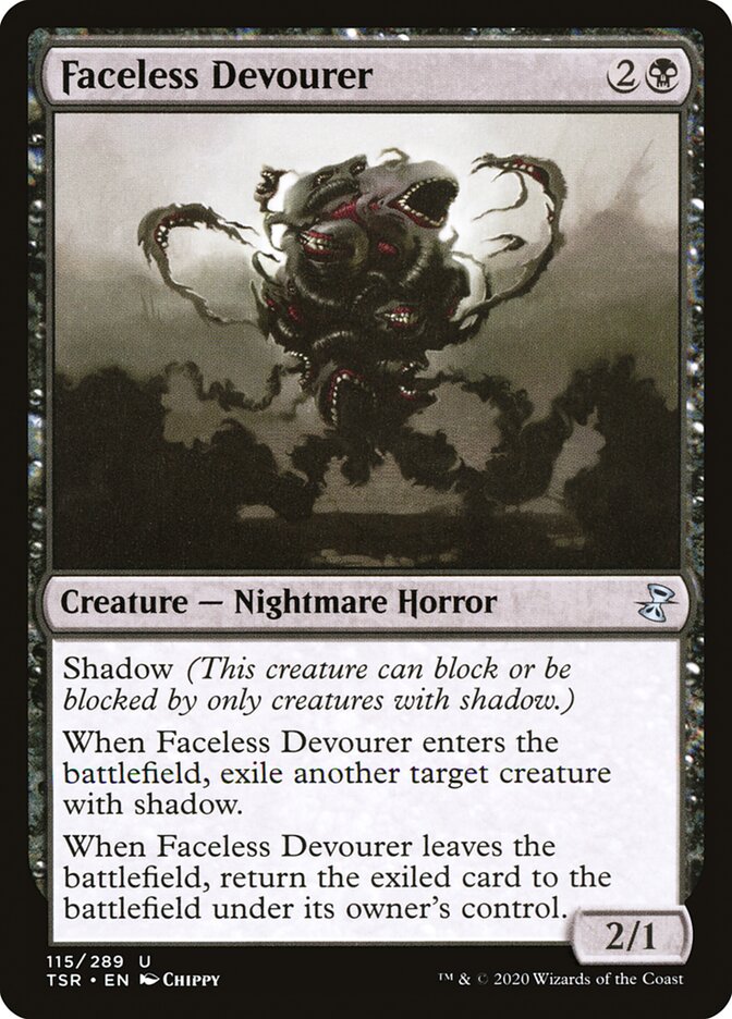 Faceless Devourer - [Foil] Time Spiral Remastered (TSR)
