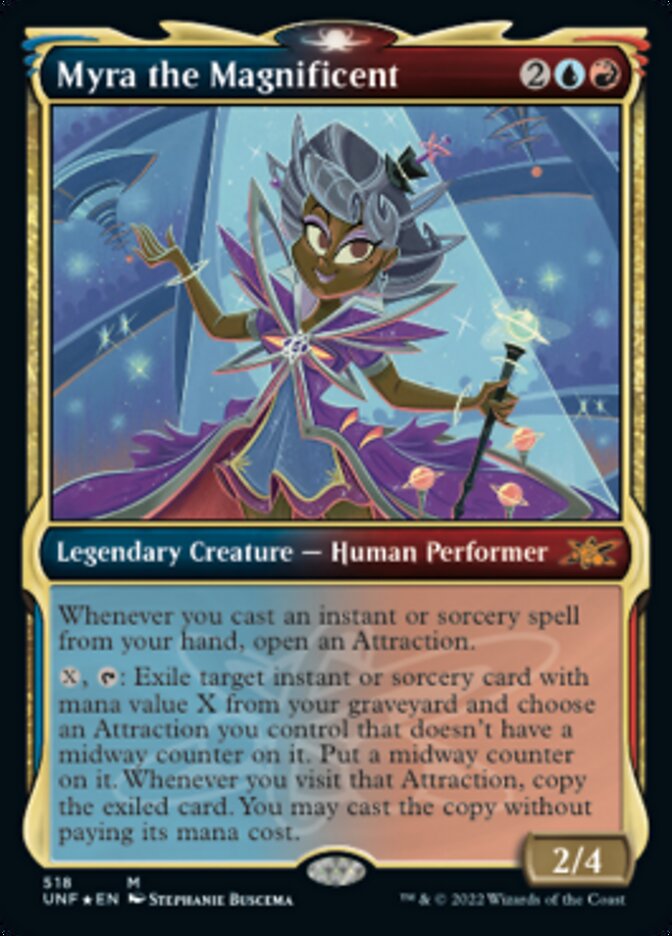 Myra the Magnificent - [Galaxy Foil, Showcase] Unfinity (UNF)