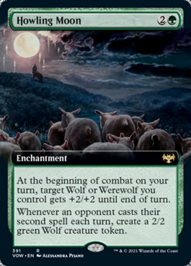 Howling Moon - [Extended Art] Innistrad: Crimson Vow (VOW)