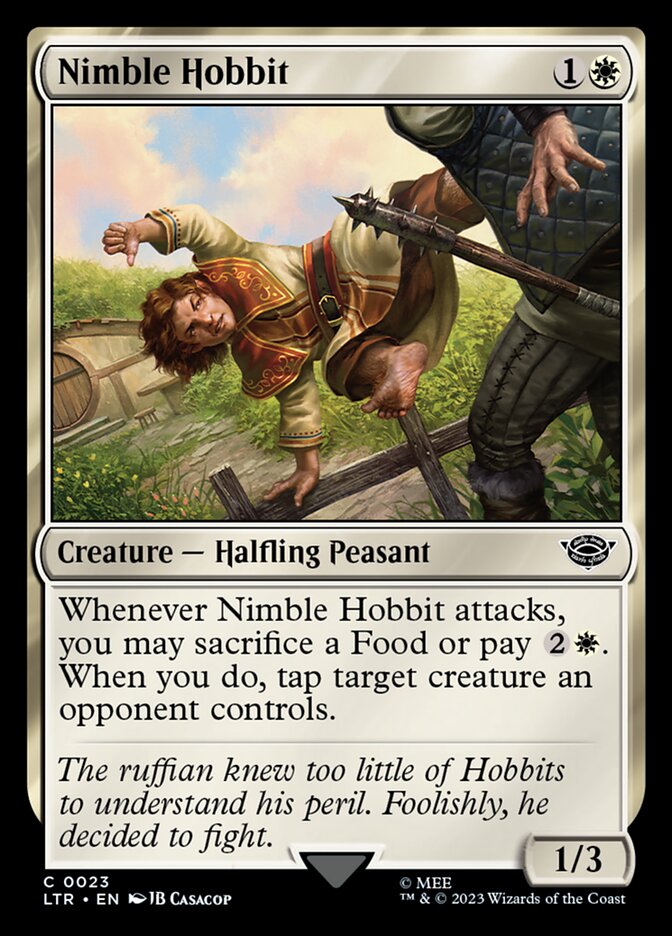 Nimble Hobbit - [Foil] The Lord of the Rings: Tales of Middle-earth (LTR)