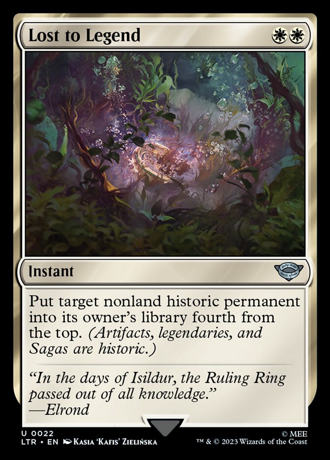 Lost to Legend - [Foil] The Lord of the Rings: Tales of Middle-earth (LTR)