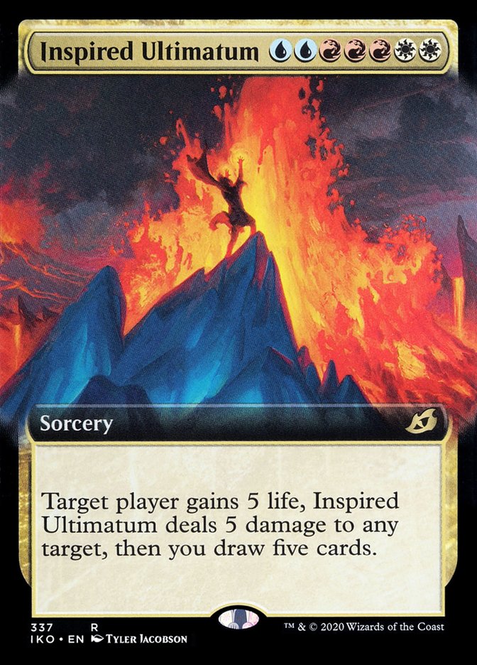 Inspired Ultimatum - [Foil, Extended Art] Ikoria: Lair of Behemoths (IKO)